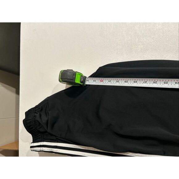 Adidas Women’s Medium Black 3-Stripes Track Pants Straight Leg Joggers - Picture 5 of 6